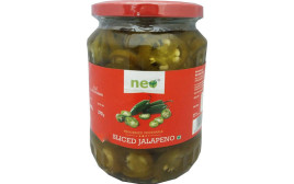 Neo Sliced Jalapeno   Glass Jar  680 grams